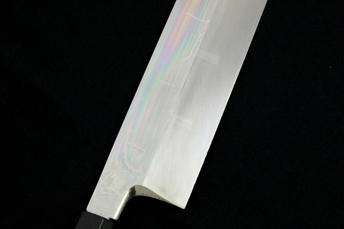 行秀 水牛柄 鎌型薄刃包丁 包丁 出刃包丁 調理器具 E132 行秀 水牛柄 鎌型薄刃包丁 包丁 出刃包丁 調理器具 E132