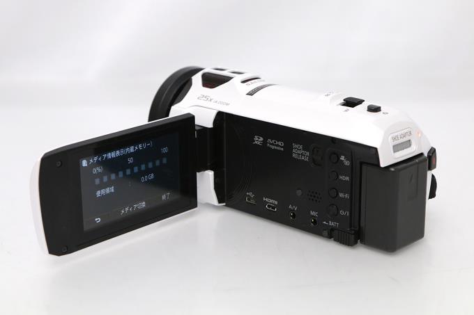 HC-VX980M-W デジタル4Kビデオカメラ ホワイト N155-2E3