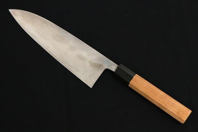 水野鍛錬所 出刃包丁 七寸 霞 青二鋼 水牛朴八角柄 λS2663-2L1A | 源 