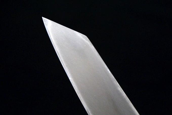 本焼　高鳳 柳　尺　鞘付 輝 切付柳刃包丁 尺 本焼 ステン系 平鏡面 水牛八角柄 白鞘・箱付