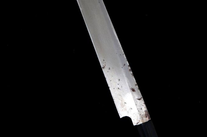 別作 蛸引包丁 尺一 霞 水牛朴栗型柄 λA1737-2L1B | 源義光 | 包丁