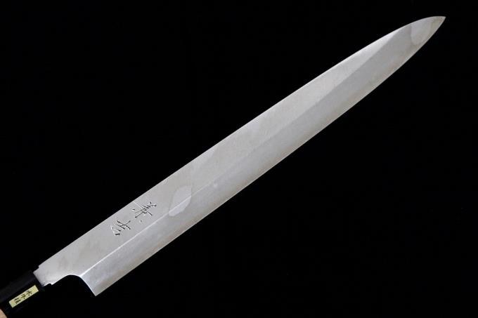 柳刃包丁 尺一 霞 水牛朴栗型柄 箱付 λA2036-2L3A | 兼吉 | 包丁