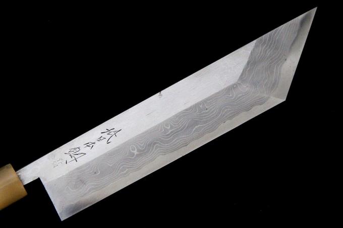 一竿子忠綱の包丁を仕上げる | ogricat-creationのブログ 一竿子忠綱 鎌形