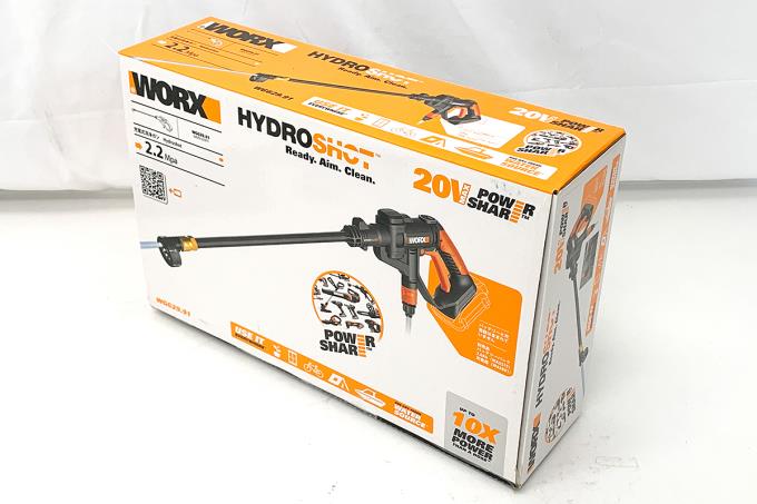 WORX 充電式洗浄ガン 高圧洗浄機 Hydroshot WG629.5 新品 Amazon | WORX(ワークス) 高圧洗浄機/充電式ハンディ