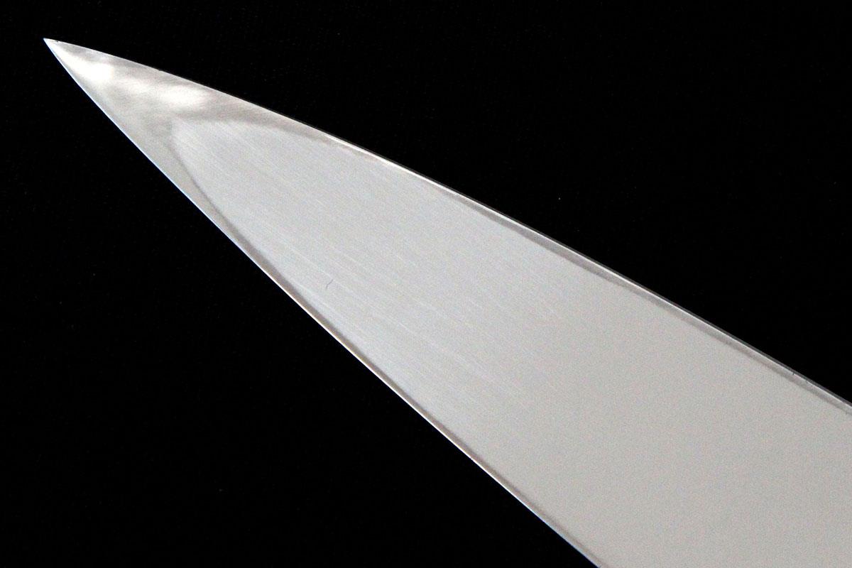 一鉄 柳刃包丁 尺一 本焼 青鋼 水鏡研 鏡面 鞘・箱付 λA4202-2L3A | 子