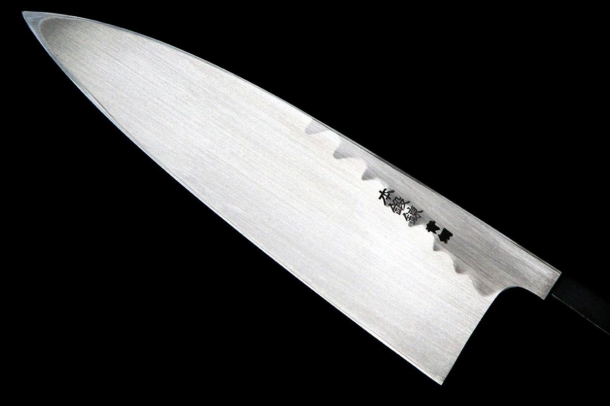 厚口薄刃、8寸鏡面、青鋼