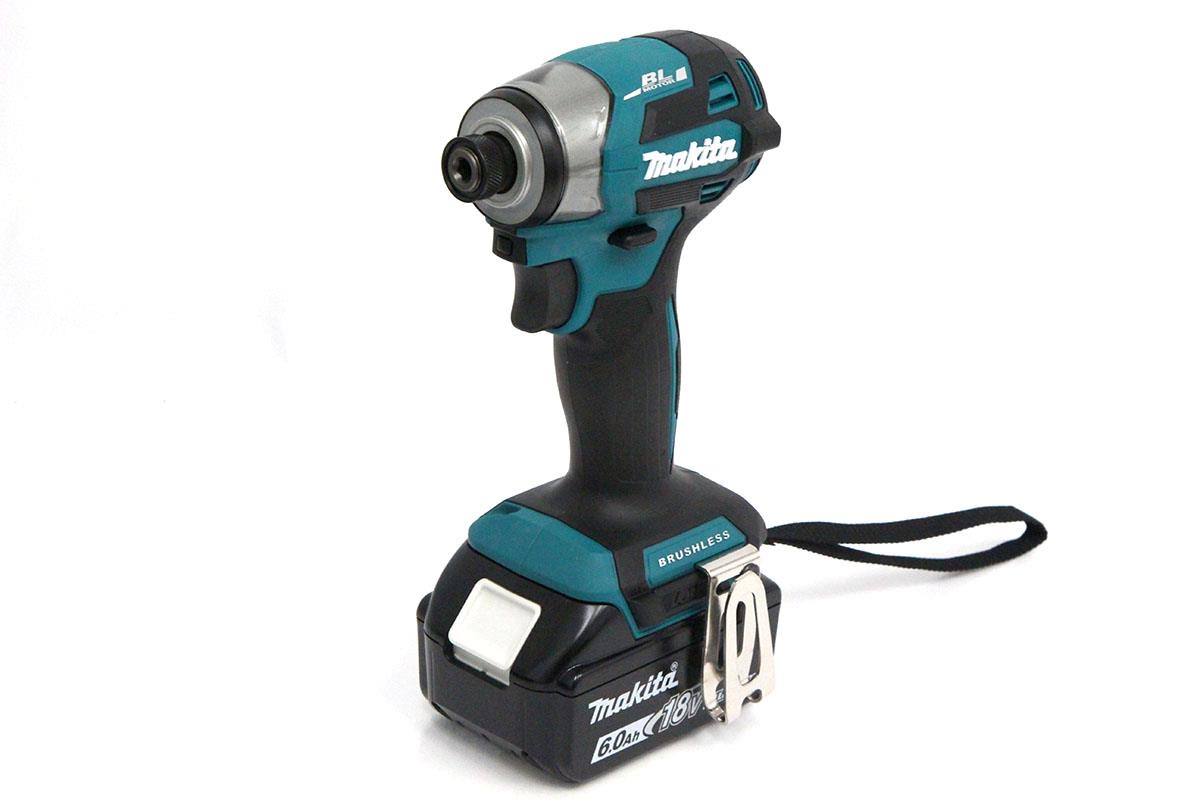 ☆美品☆makita マキタ 18V 充電式インパクトドライバ TD173DRGX 青/ブルー バッテリー2個(18V 6.0Ah) 充電器 ケース付 72588