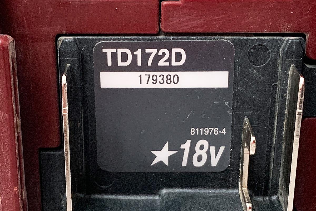 TD172DZAR 充電式インパクトドライバ オーセンティックレッド TD172DZAR 充電式インパクトドライバ オーセンティックレッド