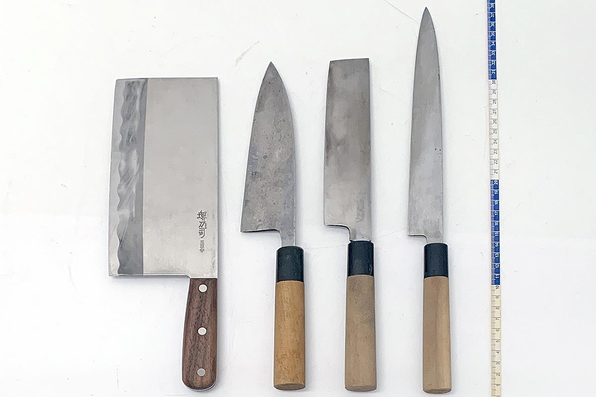 正本総本店 柳包丁 27cm 9寸 霞包丁 正本 本霞・八層打