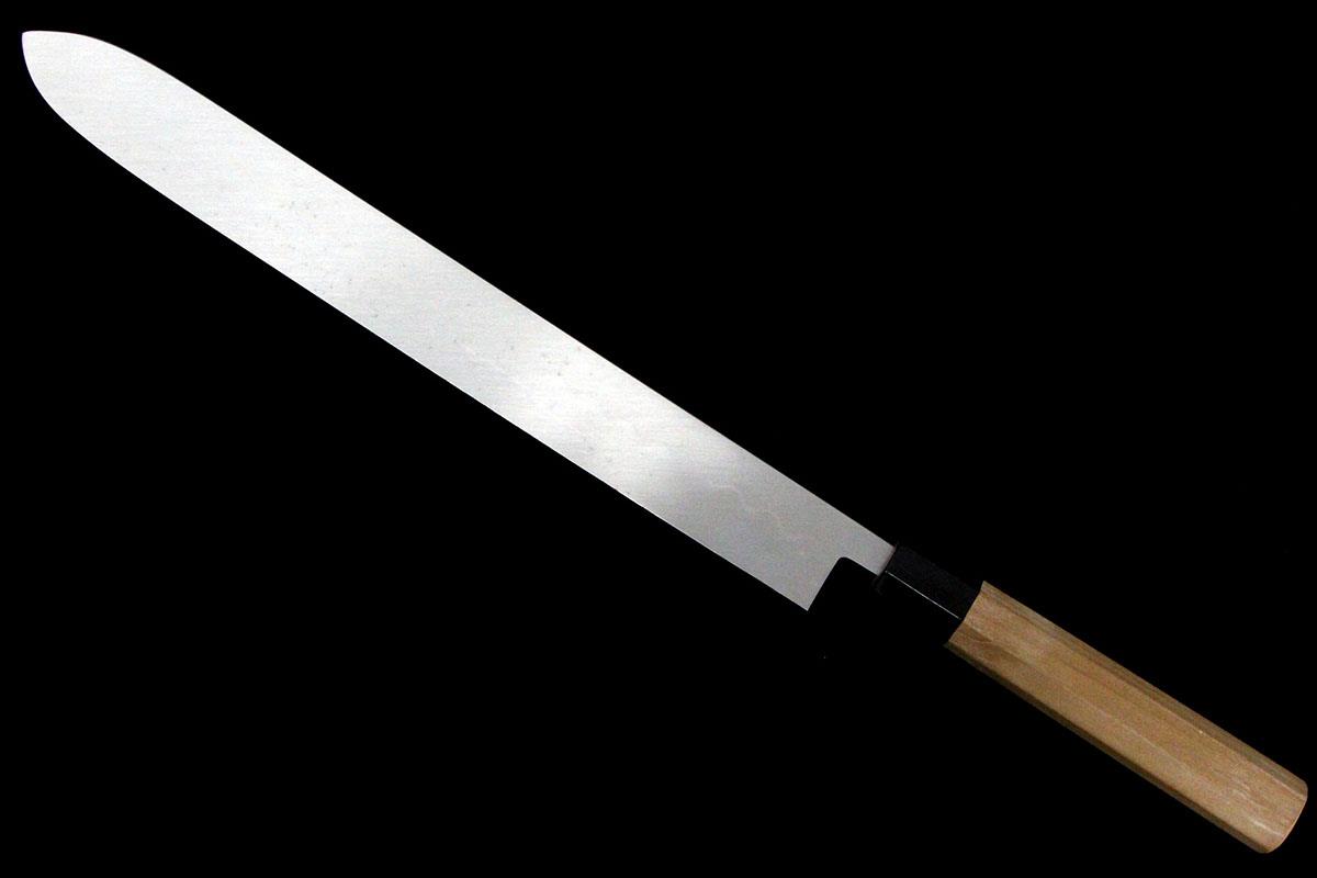 國行　鍛錬　白鋼　ハモキリ　包丁　刃渡り尺 國行 鍛錬 白鋼 ハモキリ 包丁 刃渡り尺