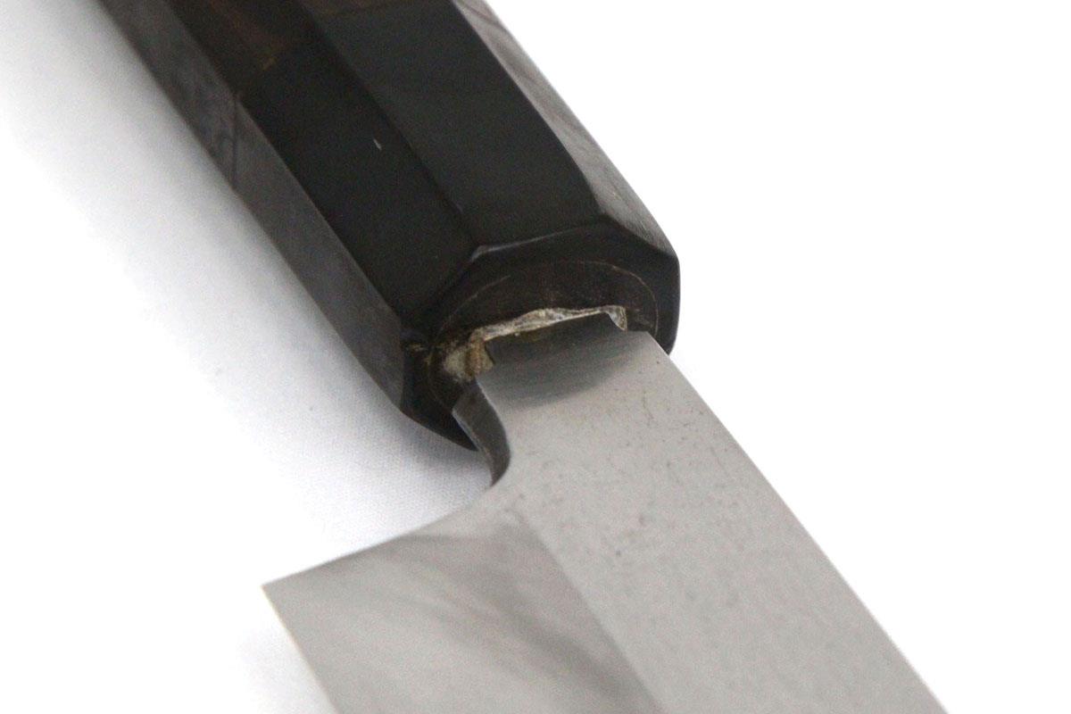 柳刃包丁 尺一 本焼 心鍛 黒鞘・外箱付 λA5149-2L3A | 長寿 | 包丁