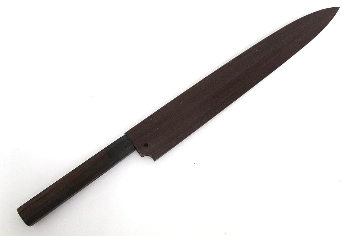 柳刃包丁 尺一 本焼 心鍛 黒鞘・外箱付 λA5149-2L3A | 長寿 | 包丁