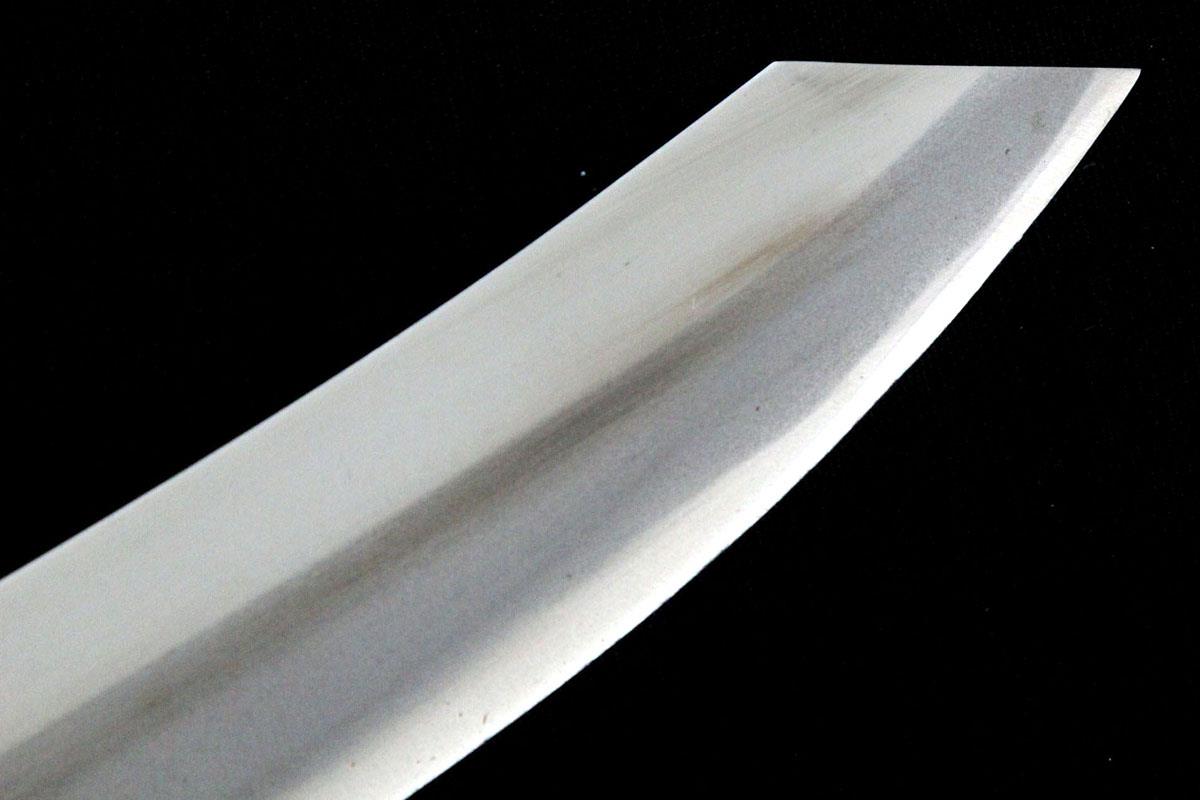 剣鉈 180mm 黒打 両刃 鞘・外箱付 λA5643-2L2D | 豊國 | ナイフ