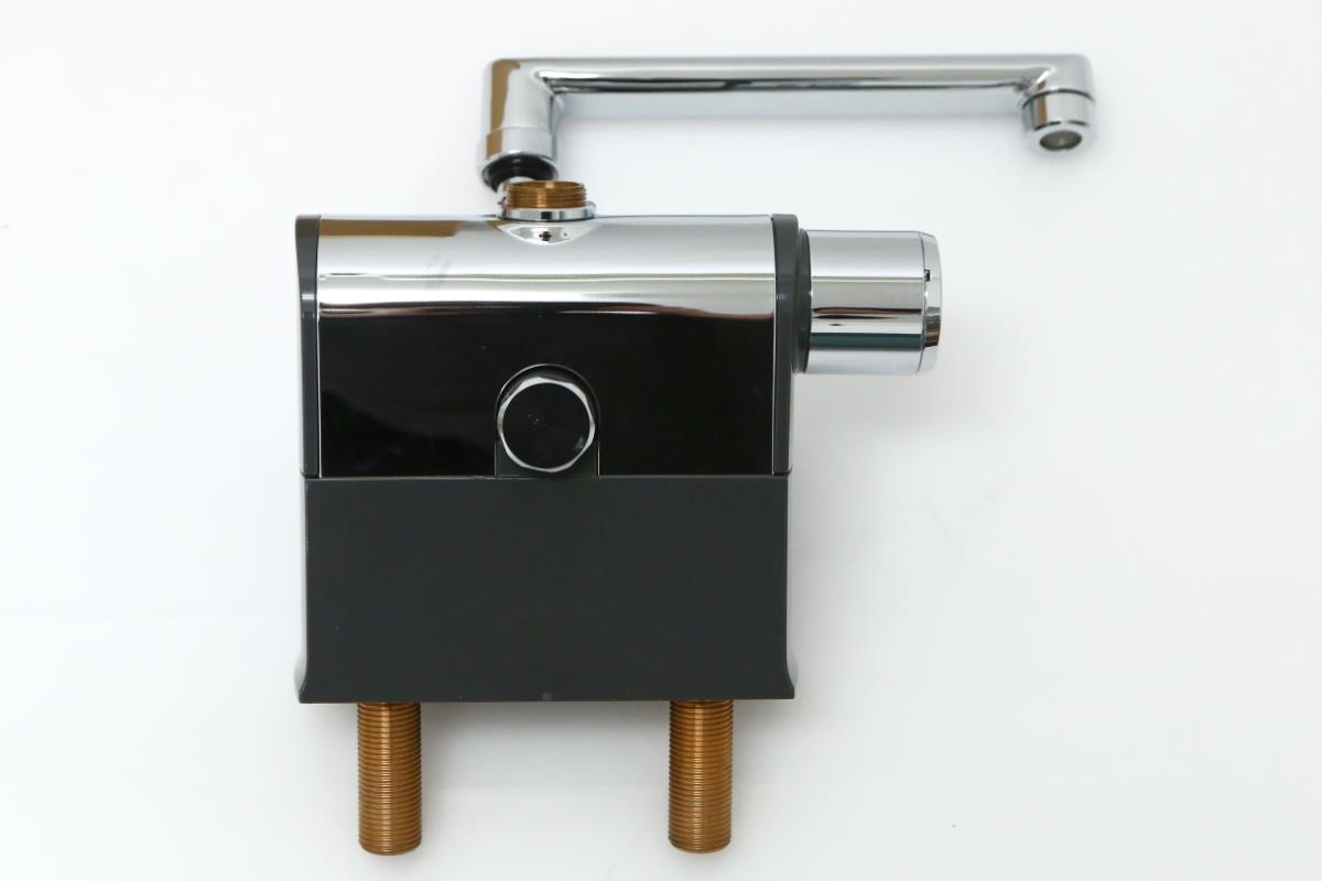 KM3008L デッキ形サーモスタット式混合栓 浴室用 左ハンドル仕様 可変