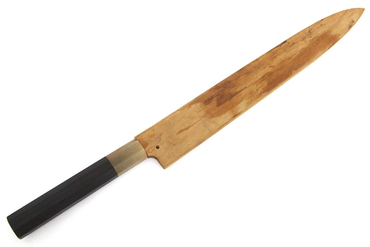 本焼柳刃 白鋼 水牛柄 1尺1寸（330mm） | 刃物の老舗 本家かね惣