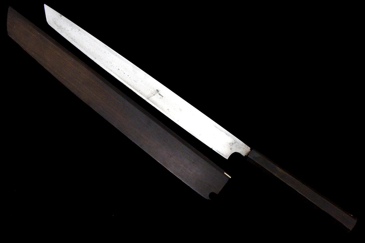 長寿　フグ引き　包丁　刃渡り尺 長寿 フグ引き 包丁 刃渡り尺 純鋼ふぐ引庖刀 – 包丁の築地正本