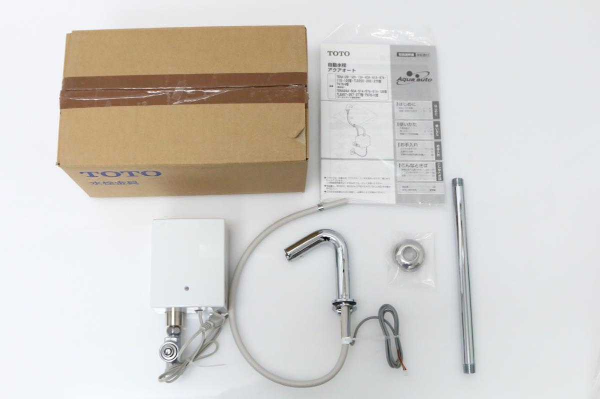 TENA12B1 台付自動水栓 単水栓 AC100V 洗面用 πN934-2H2 | TOTO | 水栓 