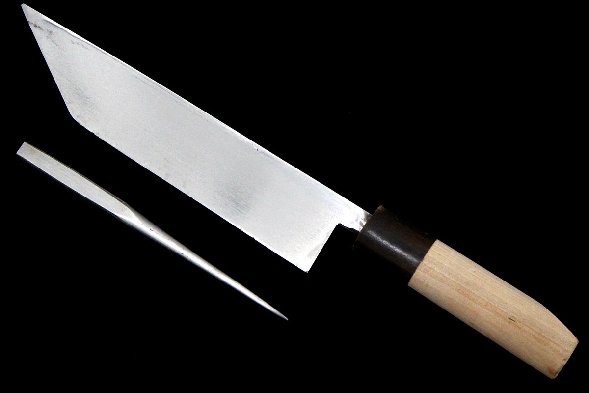 G-57 関兼常 兼正 霞研 水牛口付 朴柄 鰻裂(江戸裂) 刃渡240mm