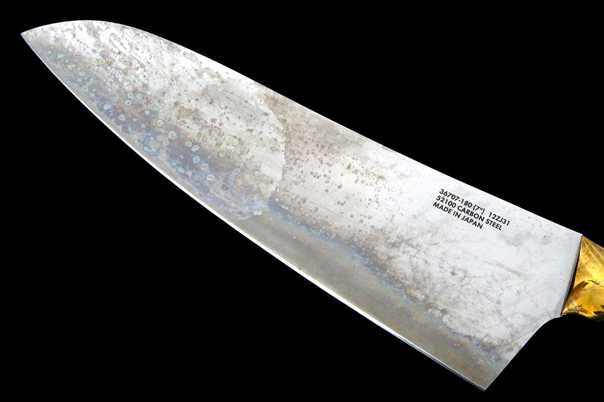 Bob Kramer 三徳包丁 180mm カーボン 箱付 λA6778-2L2C