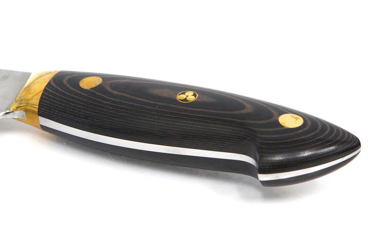 Bob Kramer 三徳包丁 180mm カーボン 箱付 λA6778-2L2C