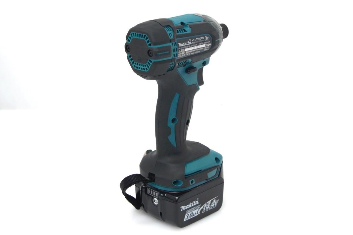 TD138DRFX 青 充電式インパクトドライバ 14.4V 3.0Ah バッテリー・充電  