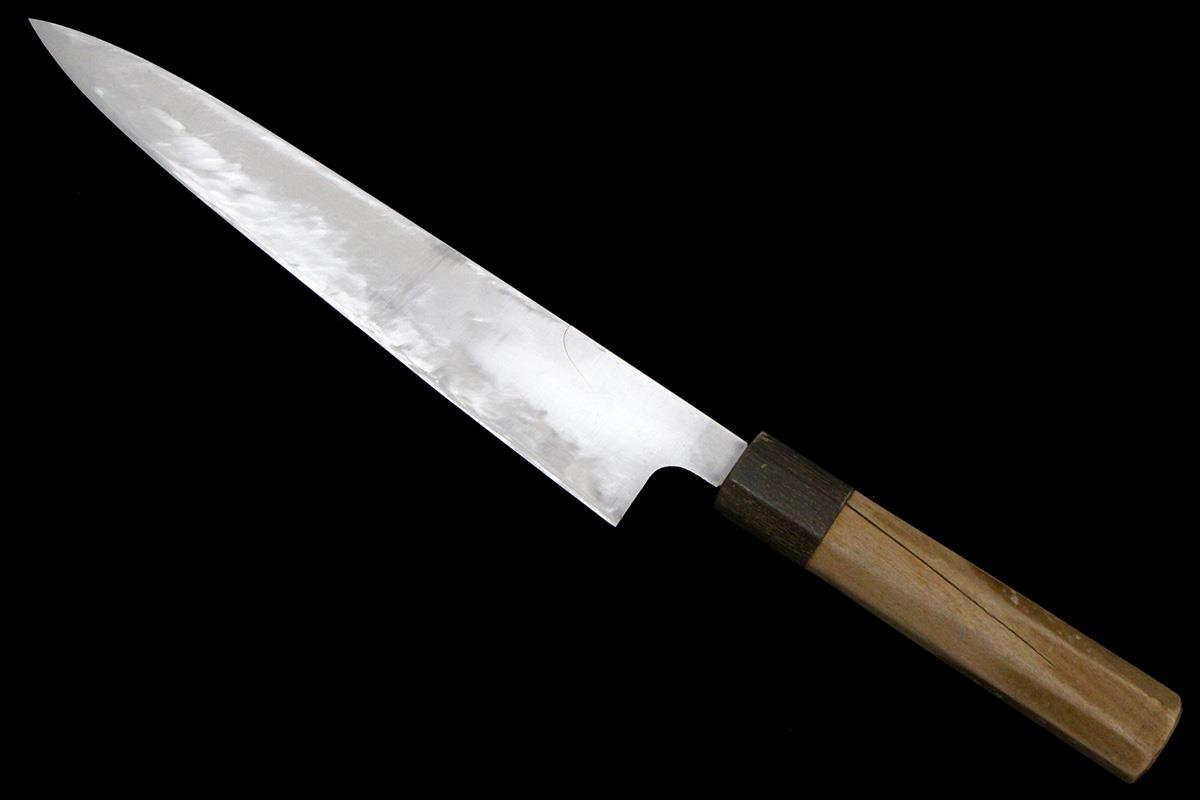 和牛刀 和包丁 240mm 440鋼 朴柄 λA6974-2L1B-ψ | 佑成 | 包丁
