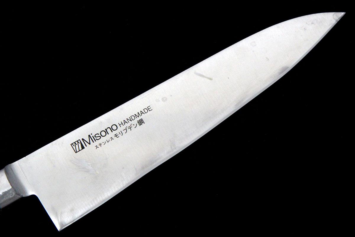 三浦刃物MIURA KNIVES 三浦 佩 青二鋼 鏡面仕上げ 片刃牛刀 24cm