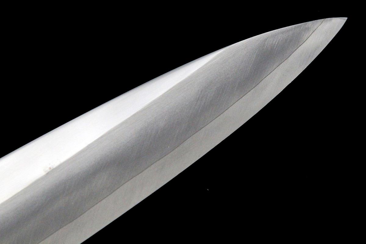 柳刃包丁 尺 霞 SG-II粉末鋼 平鏡面 黒檀柄 白鞘付 λA7026-2L3D | 佑成