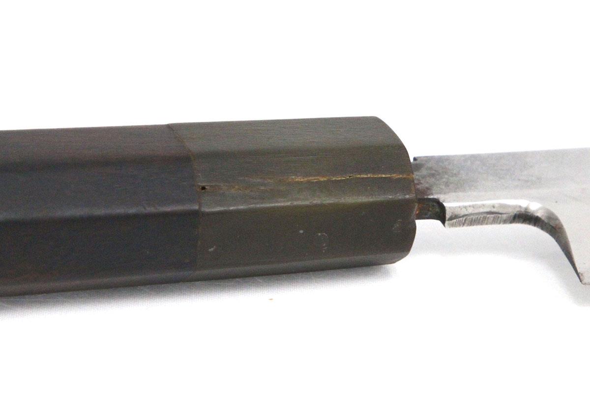 柳刃包丁 本焼 尺一 黒檀柄 黒檀鞘付 KN02-A7848-2L3D | 一刀斉虎徹