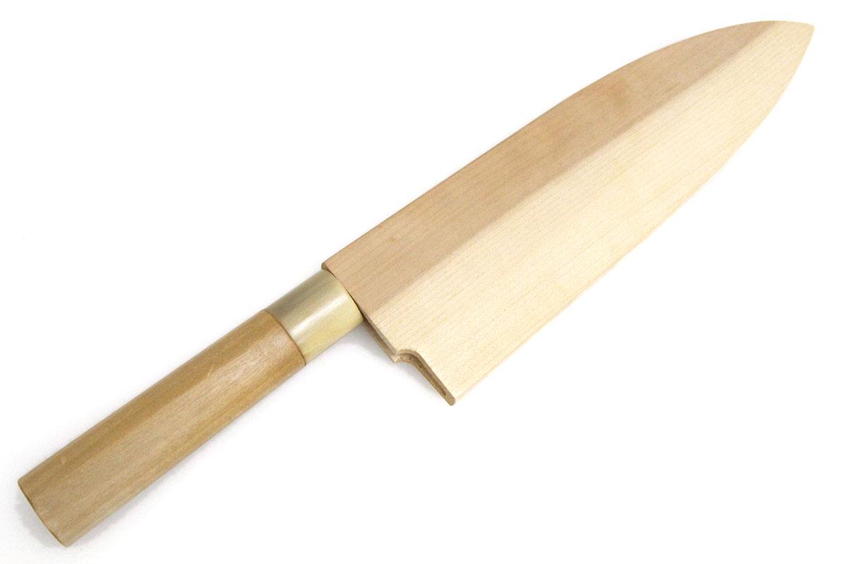 出刃包丁 七寸 銀三 朴柄 白鞘付 KN02-A9931-2L3C | 康之 | 包丁 