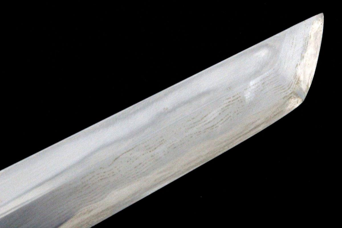 先丸蛸引包丁 墨流 尺 青二鋼 層鍛 紫檀柄 白鞘付 KN02-A9980-2L3B