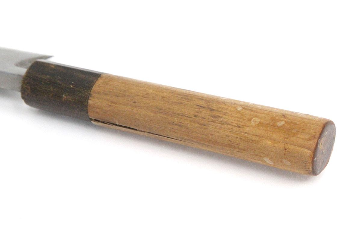 出刃包丁 霞 七寸 青鋼 特製 別打 朴柄 KN02-A10234-2L1C | 有次