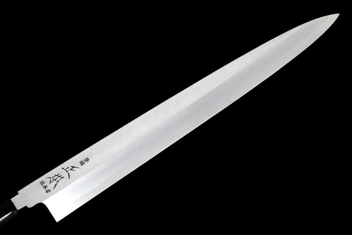 柳刃包丁 霞 尺 白鋼 KS0430 朴柄 箱付 KN02-A10596-2L3A | 正本総本店
